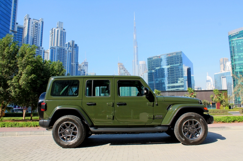 Grün Jeep Limitierte Auflage zum 80-jährigen Jubiläum von Wrangler 2021